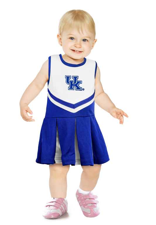 Little King NCAA Infant/Toddler Girls One Piece Team Cheer Jumper Dress Sizes 6M 12M 18M 2T 3T 4T