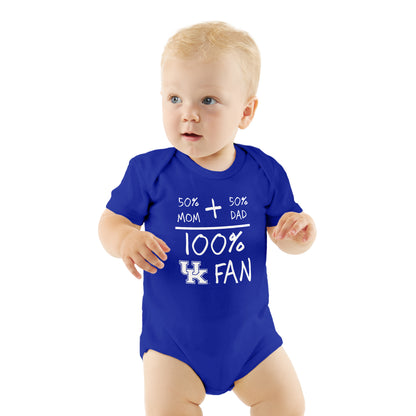 Little King NCAA Short Sleeve-100% FAN- Bodysuit Romper-Infant Sizes 6M 12M 18M