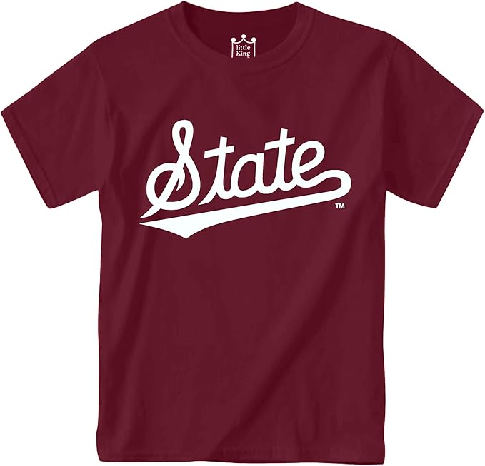 Maroon & White Toddler Game Day Outfit