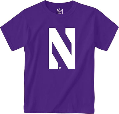 Purple & White Toddler Game Day Outfit