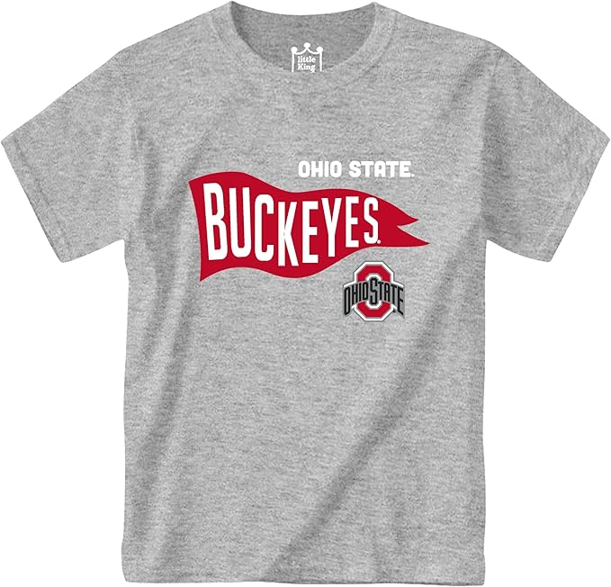 Gray & Red Toddler Game Day Outfit