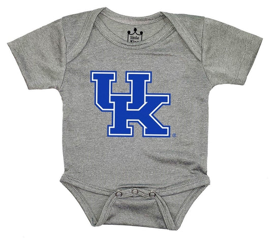 Little King NCAA Short Sleeve Tech Bodysuit-Big Logo -100% Polyester-Infant Sizes 0-3M 6M 12M 18M