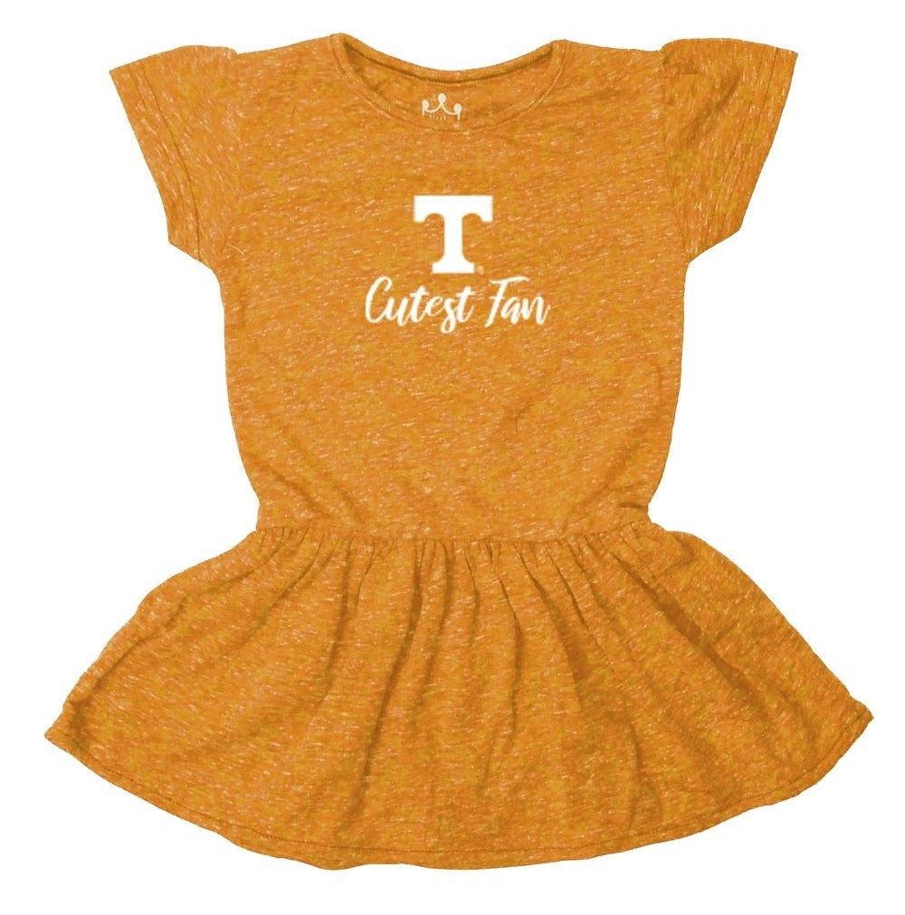 Little King NCAA Toddler Girls Knobby Dress-Cutest Fan-Sizes 2T 3T 4T