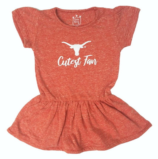 Little King NCAA Infant Girls Knobby Dress-Cutest Fan-Sizes 6M 12M 18M