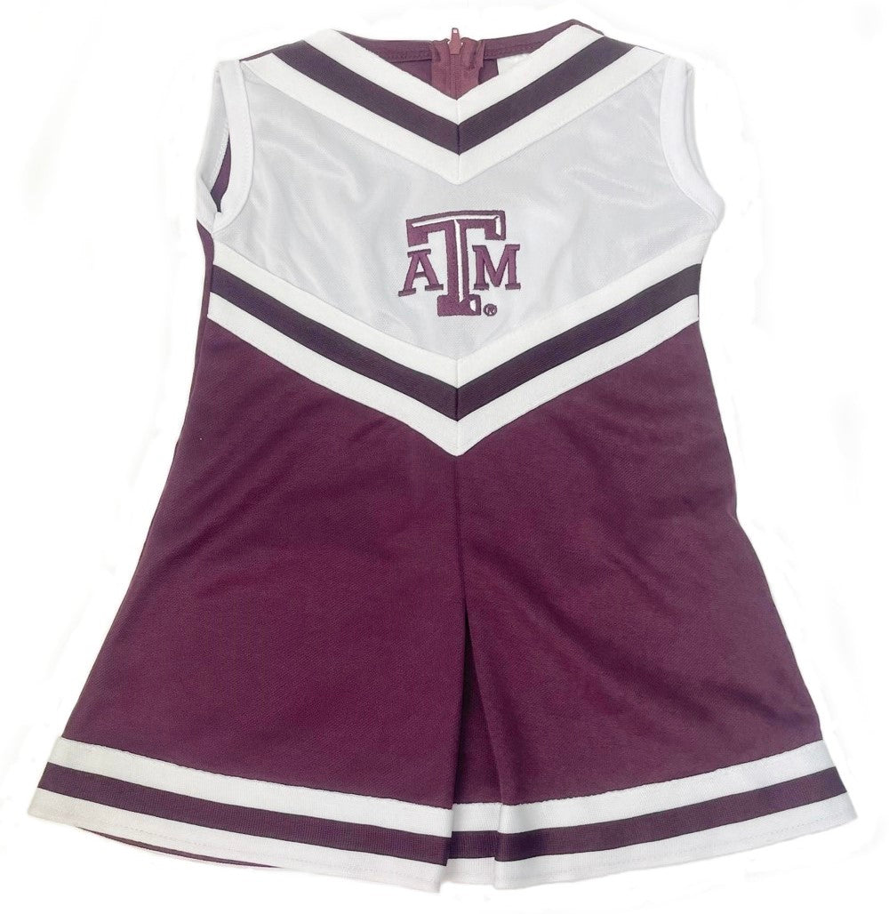 Little King NCAA Toddler/Youth Girls One Piece Team Cheer Jumper Dress-Sizes 2T 3T 4T YXS