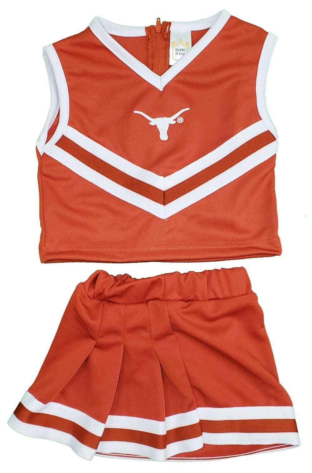 Little King NCAA Toddler/Youth Girls Two Piece Team Cheer Dress-Sizes 2T 3T 4T YXS YS YM YL YXL