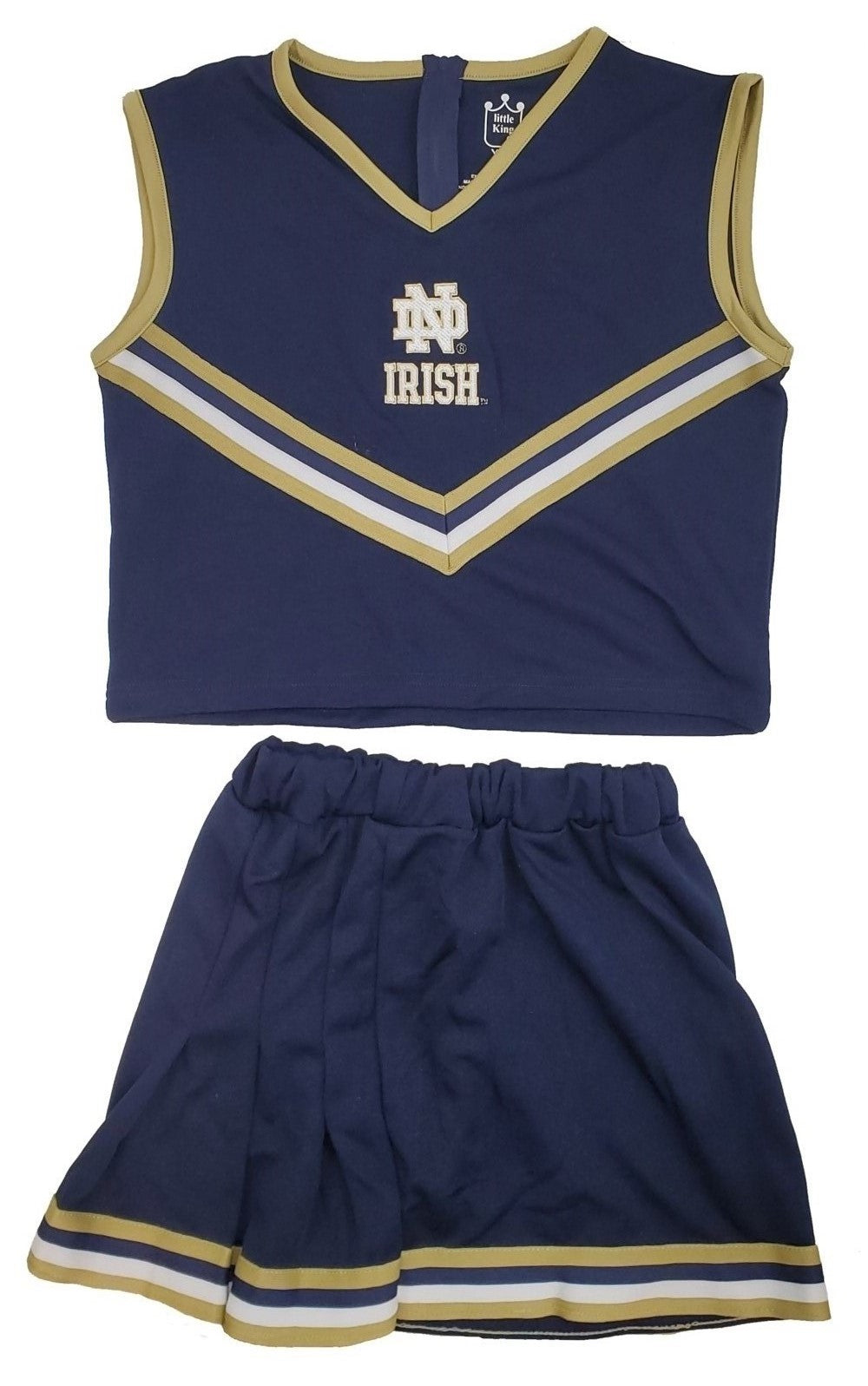 Little King NCAA Toddler Girls Two Piece Team Cheer Dress-Sizes 2T 3T 4T