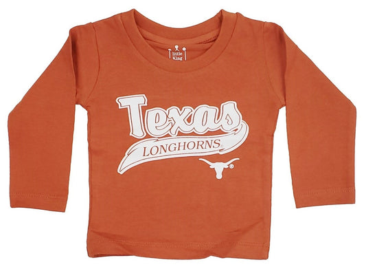 Little King NCAA Infant/Toddler Long Sleeve Tee-Varsity Logo-Team Colors 6MO-4T