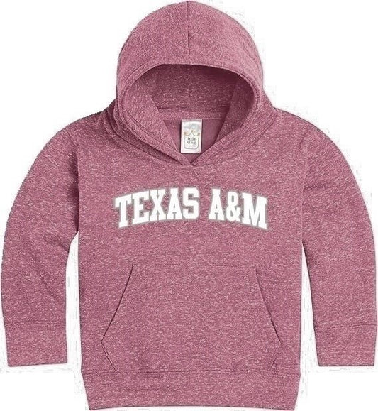 Little King NCAA Toddler Boys and Girls Knobby Hoodie Sweatshirt with Tackle Twill Letters-Sizes 2T 3T 4T 5T