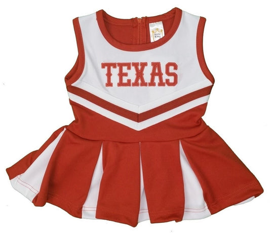 Little King NCAA Infant/Toddler Girls One Piece Team Cheer Jumper Dress-Sizes 6M 12M 18M 2T 3T 4T