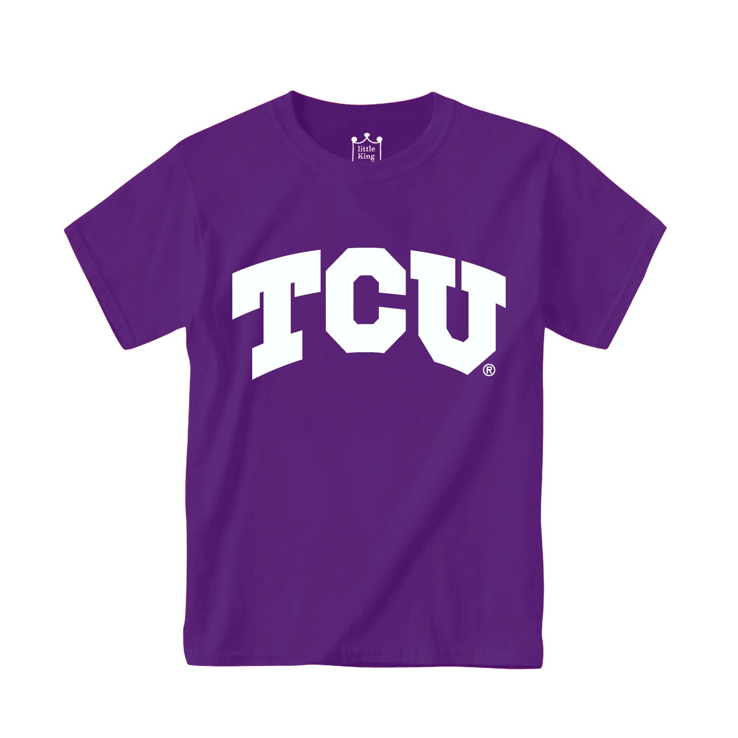Purple & White Toddler Game Day Outfit
