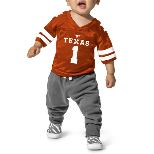 Little King NCAA Infant-Touchdown Pass-Team Football Jersey-Sizes 6M 12M 18M