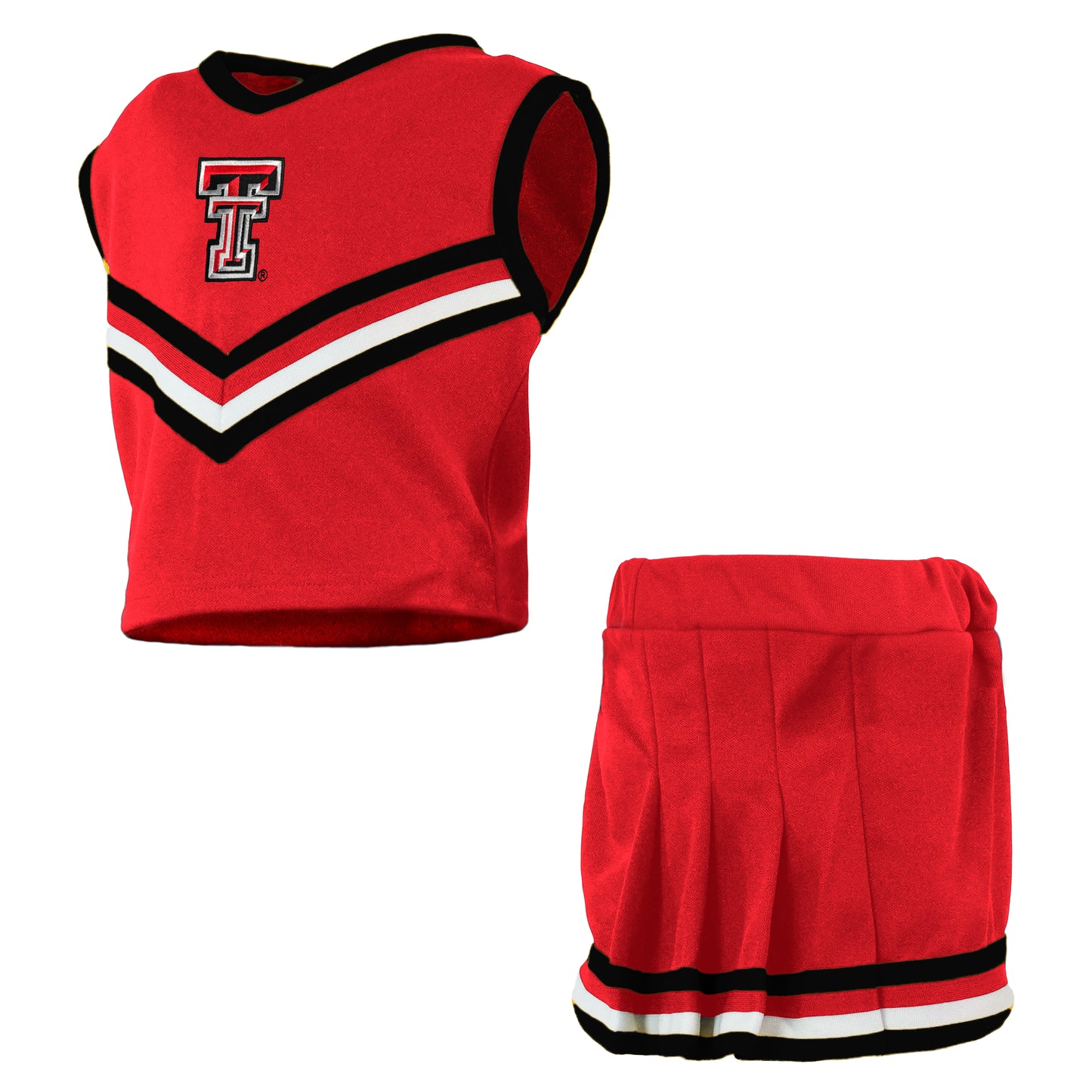 Little King NCAA Toddler/Youth Girls Team 2 Piece Cheer Dress-Sizes 2T 3T 4T 6