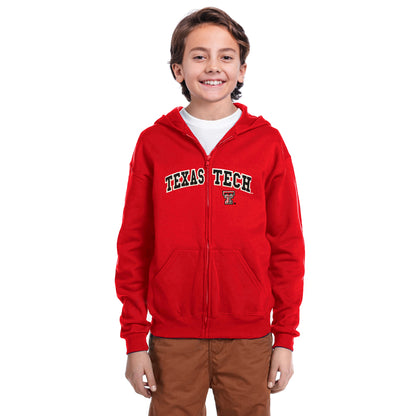 Little King NCAA Youth Boys Teen Full Zip Cotton Fleece Hoodie Sweatshirt