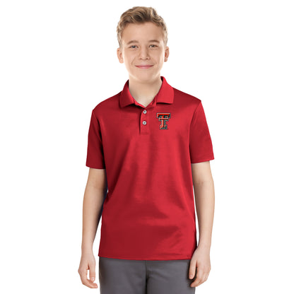 Little King NCAA Youth Boys Polo Shirt-Polyester-