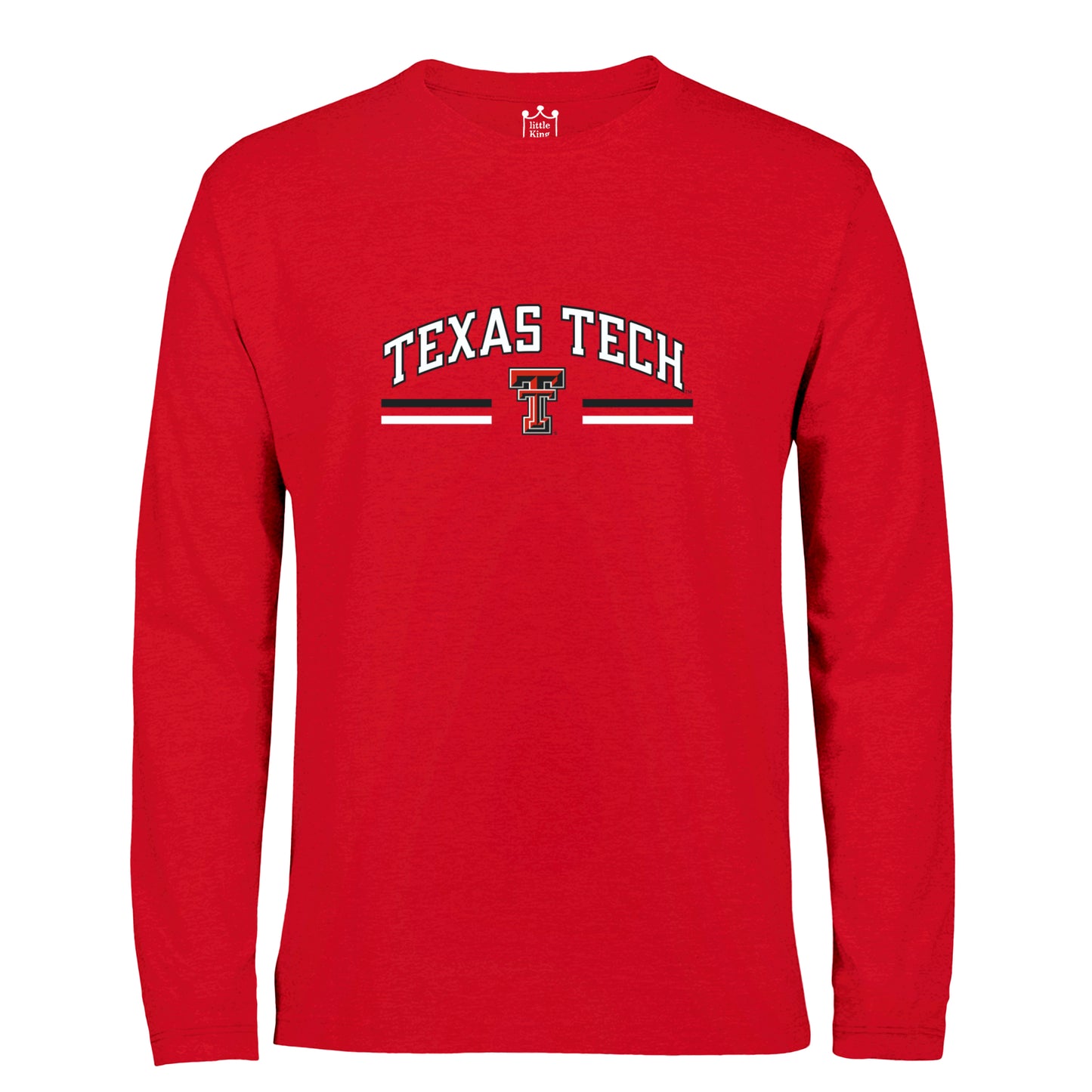 Little King NCAA Youth Boys Long Sleeve Tee-Arch/Stripes Logo-Team Colors (YS YM YL YXL)