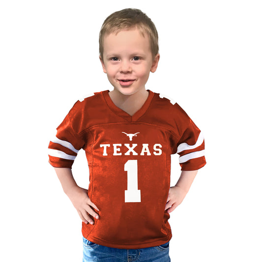 Little King NCAA Toddler-Touchdown Pass-Team Football Jersey-Sizes 2T 3T 4T