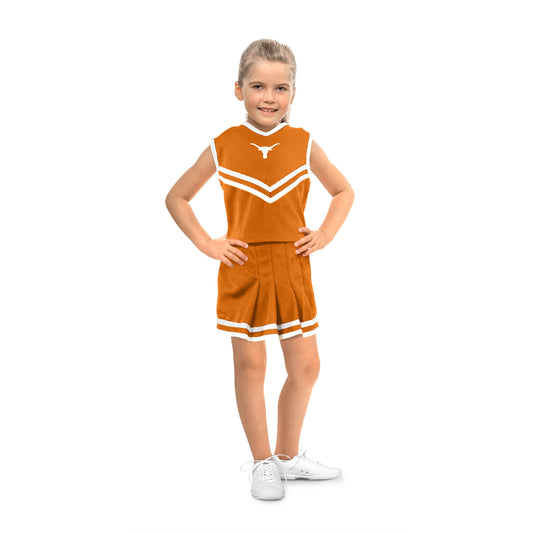 Orange & White Toddler Game Day Outfit