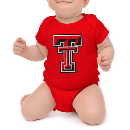 Red & Black Baby Game Day Outfit