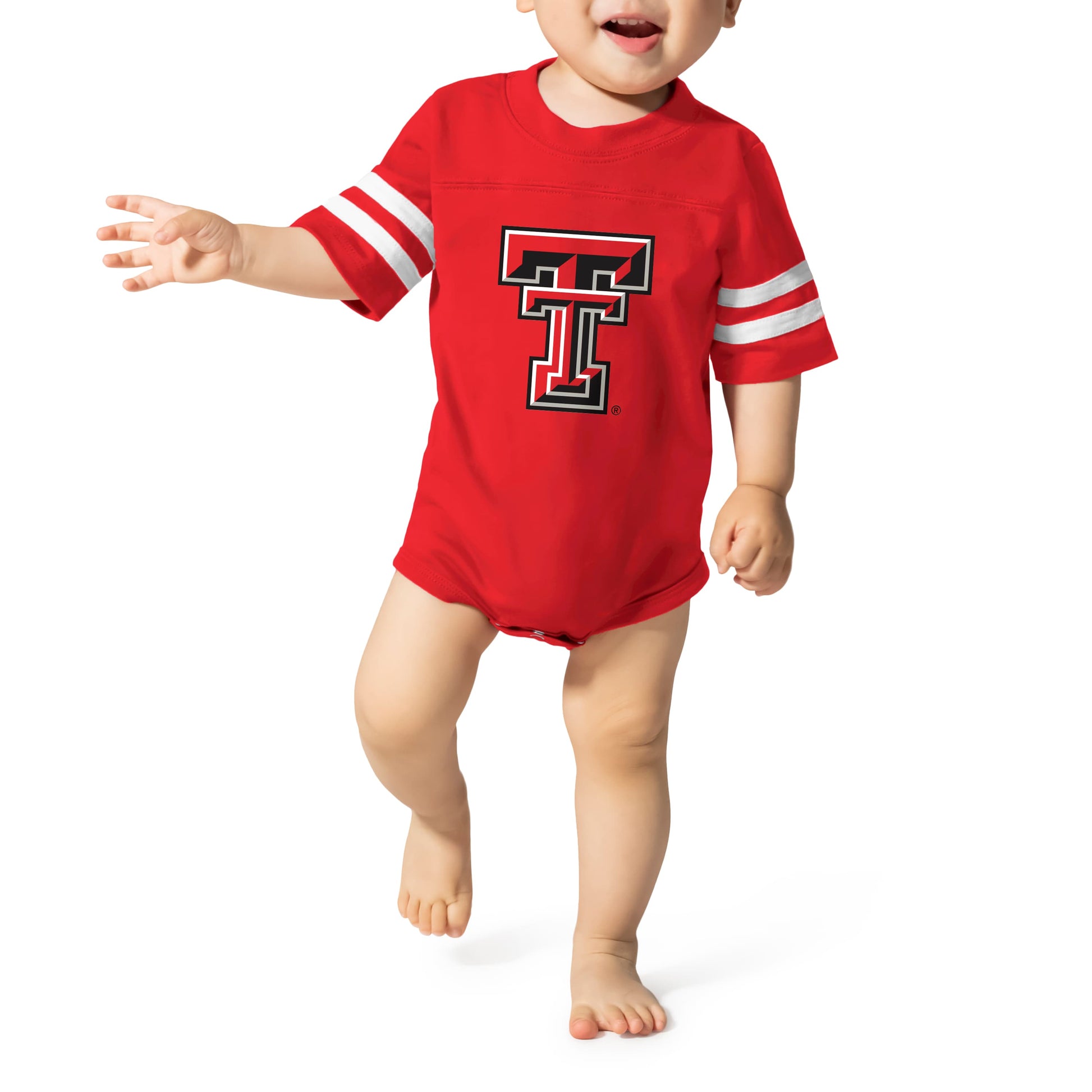 Red & Black Baby Game Day Outfit