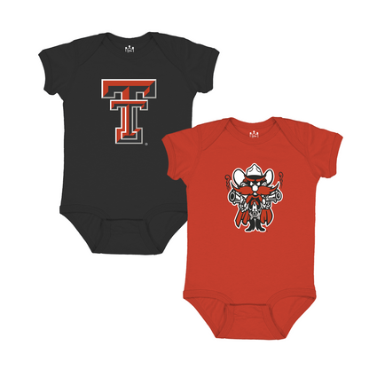 Black & Red Baby Game Day Outfit