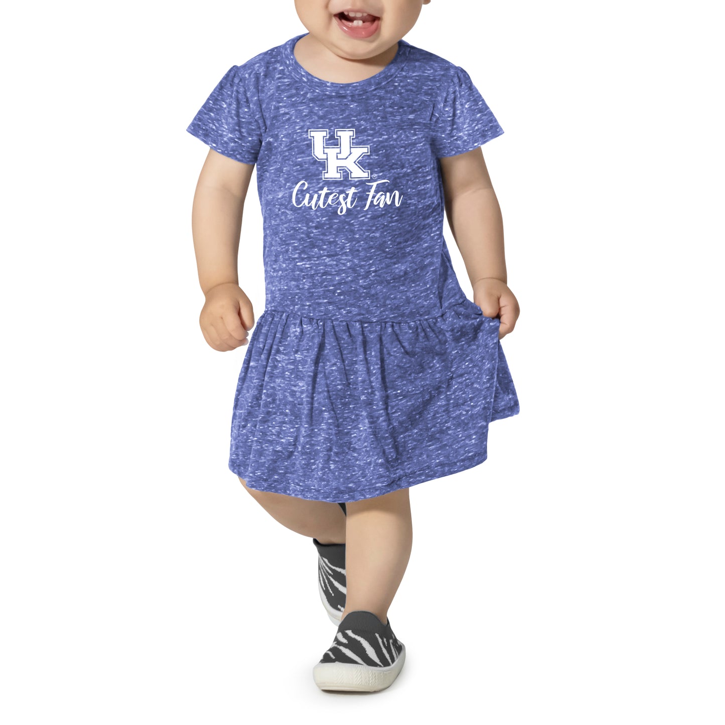 Little King NCAA Infant Girls Knobby Dress-Cutest Fan-Sizes 6 Months, 12 Months and 18 Months