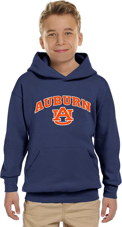 Little King NCAA Youth Boys Hoodie Sweatshirt-Arch Logo- Team Colors