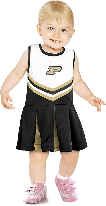 Little King NCAA Infant/Toddler Girls One Piece Team Cheer Jumper Dress