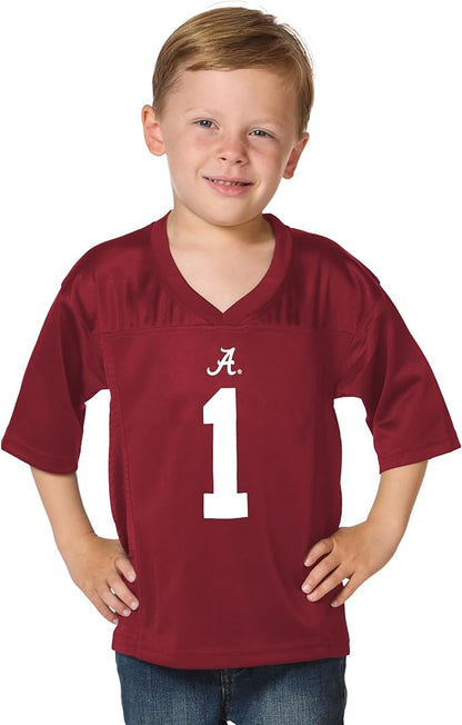 Little King NCAA Toddler-Touchdown Pass-Team Football Jersey-Sizes