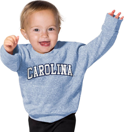 Little King NCAA Infant Boys and Girls Crewneck Knobby Sweatshirt With Tackle Twill Letters-Team Colors 6M 12M 18M